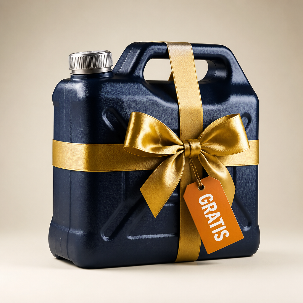 Bidón de combustible gratis