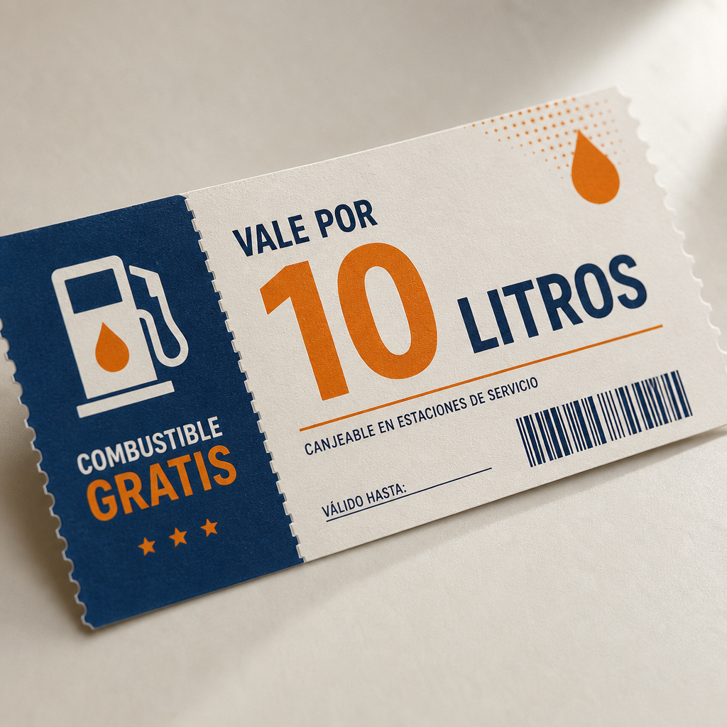 Vale promocional de combustible